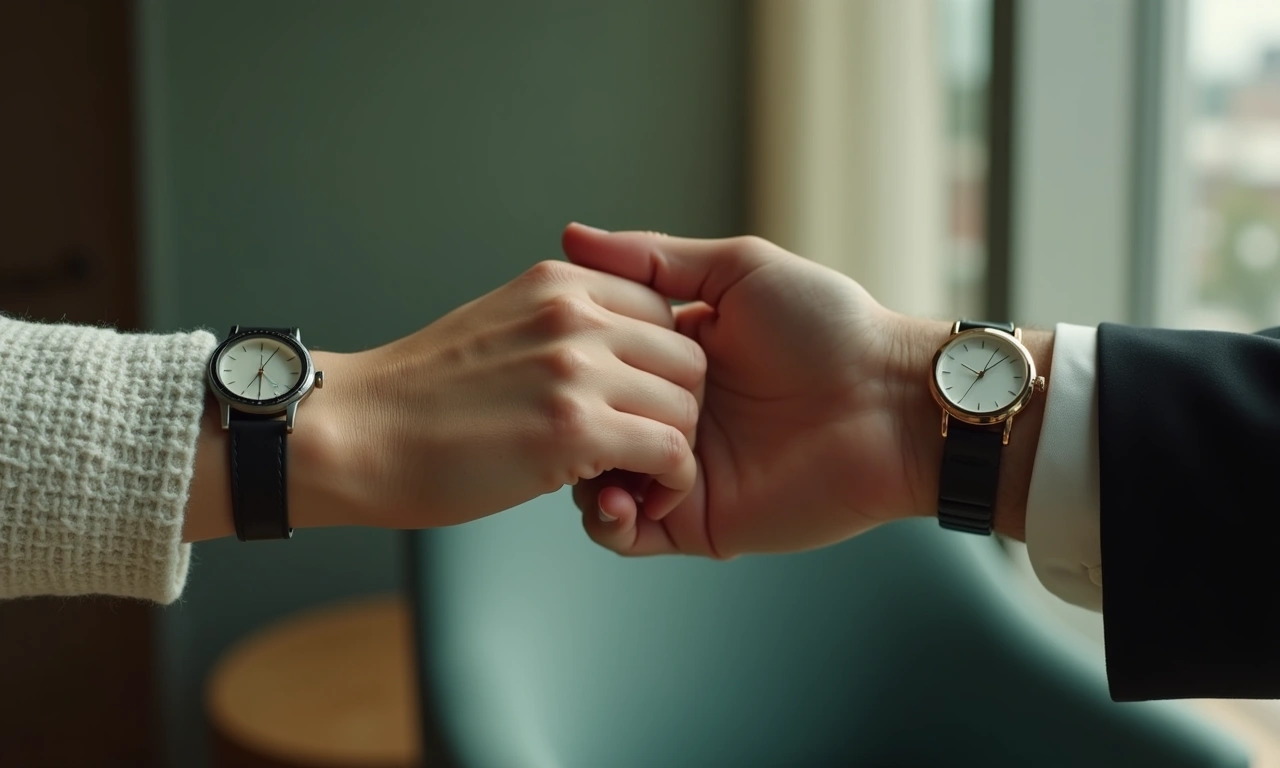 Executive reviewing recovery data on phone during commute