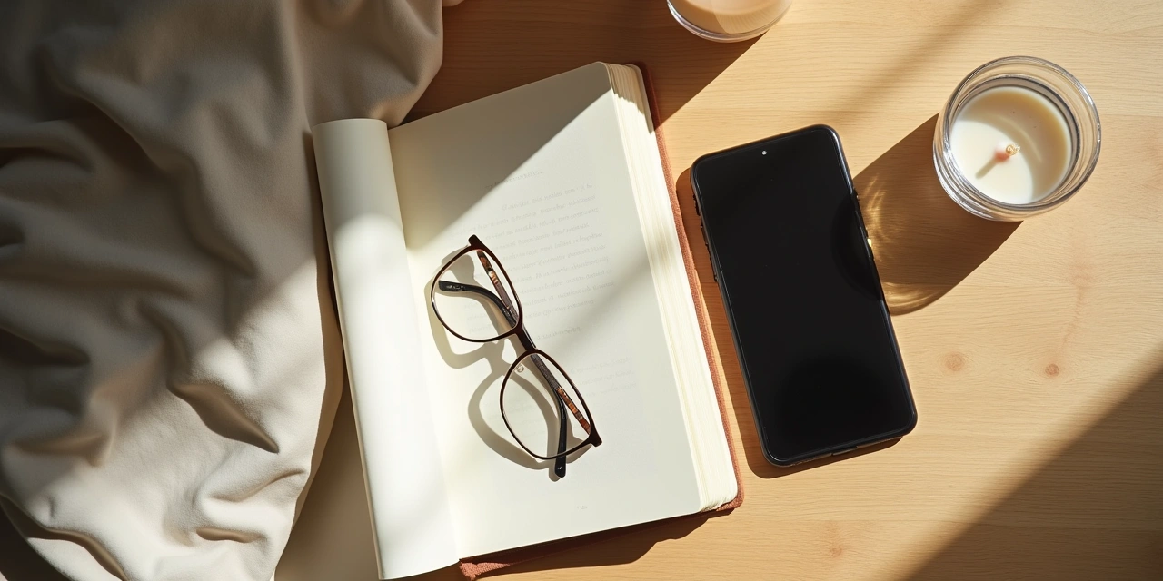 Simple timer and a cup of coffee on a desk — the minimal setup for a daily meditation practice