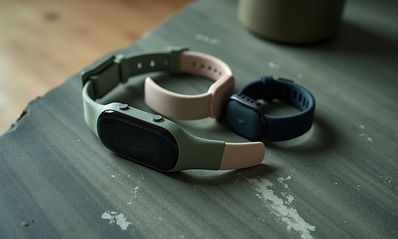 HRV waveform on device screen — wearable stress monitor audit