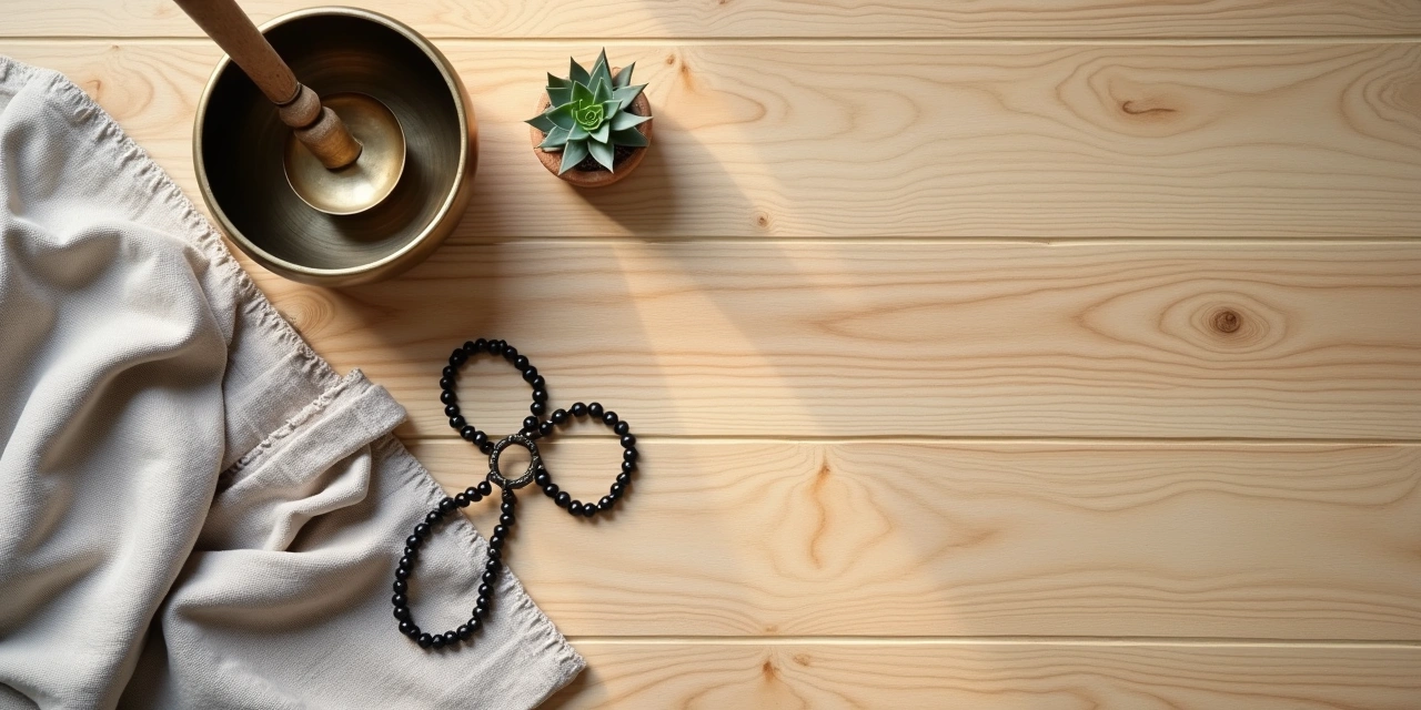 Comparison overview of five meditation types arranged in a visual grid